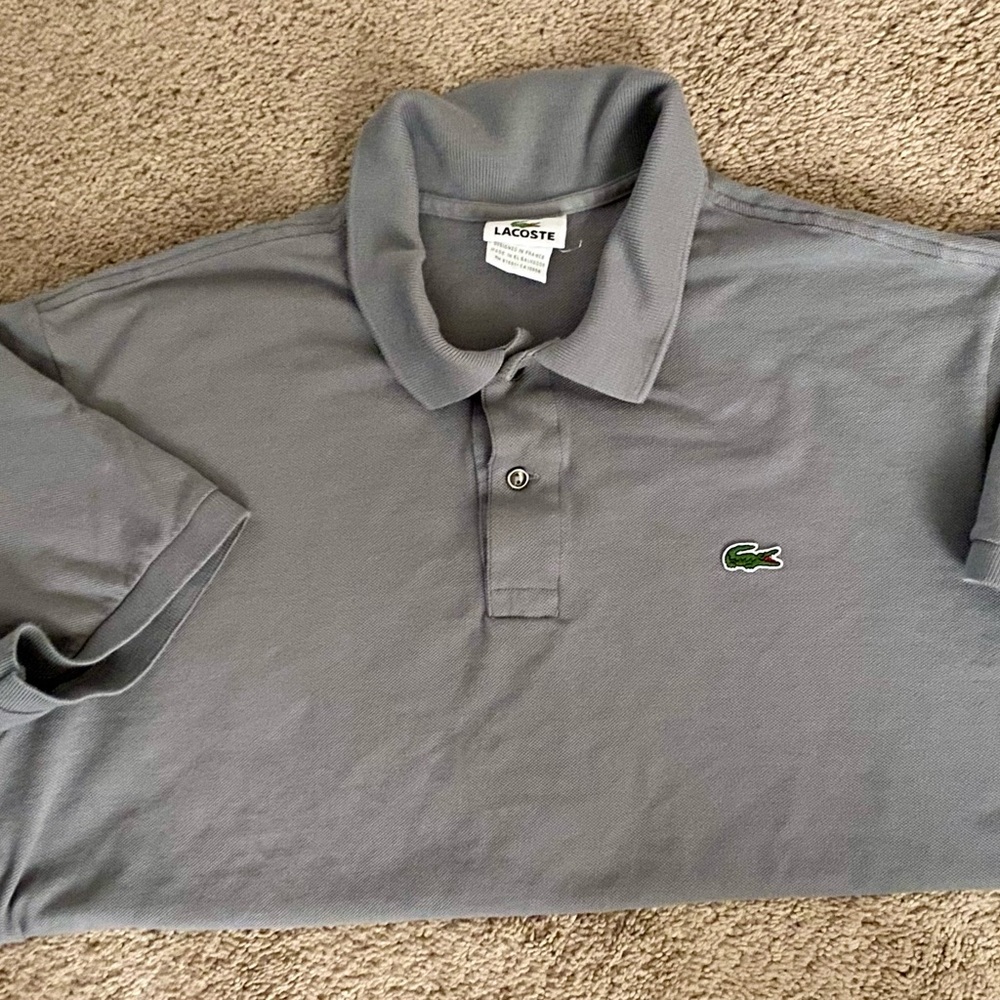 Lacoste Light Gray Polo Shirt